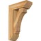Ekena Millwork Imperial Slat Rough Sawn Bracket w/ Offset Brace, Western Red Cedar, 6"W x 16"D x 24"H BKT0604X16X24IMP06RWR - alternate 1